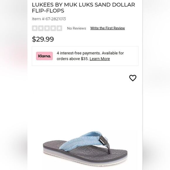 LUKEES by MUK LUKS Sand Dollar Flip-Flops - Picture 11 of 11